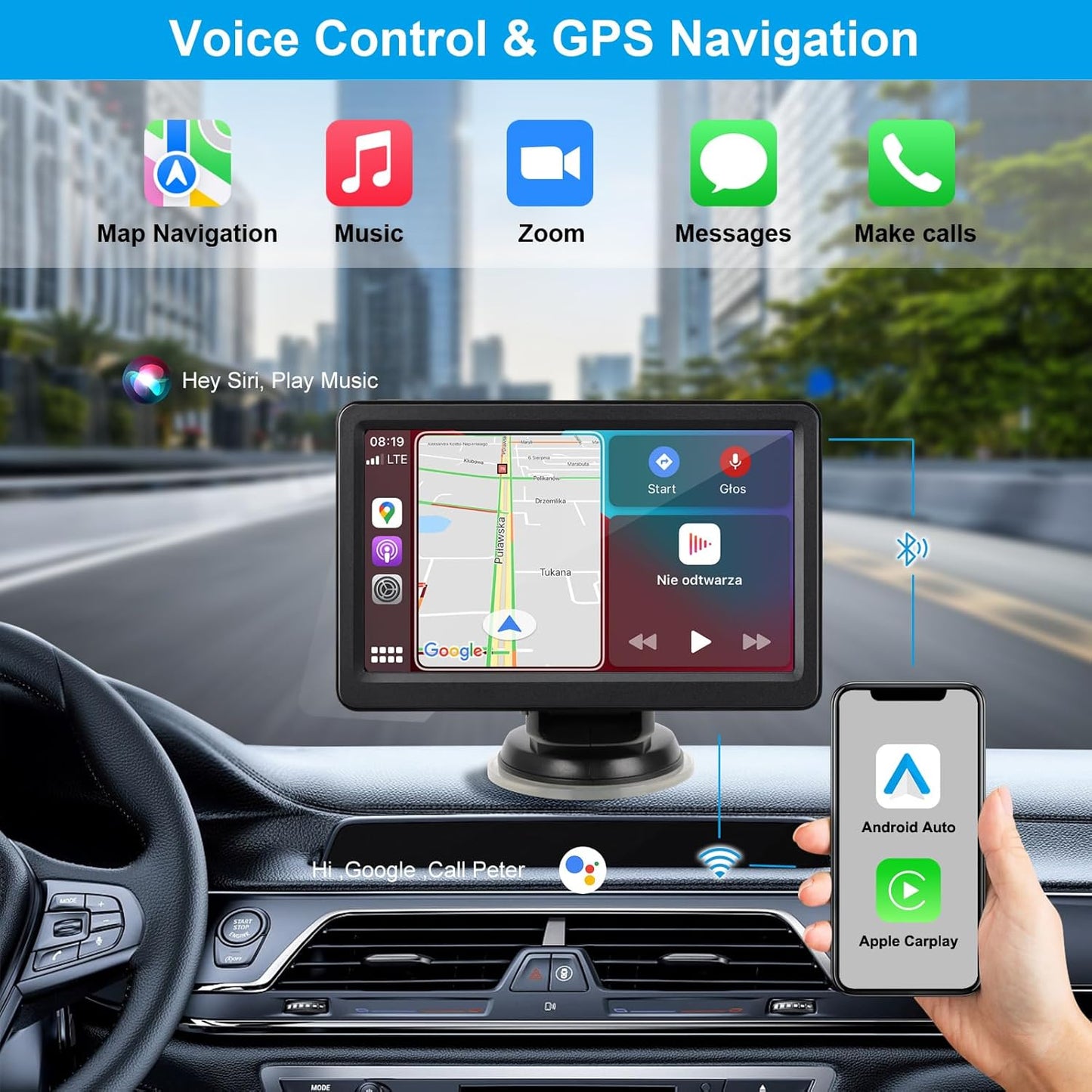 SmartDrive Wireless Carplay Stereo™