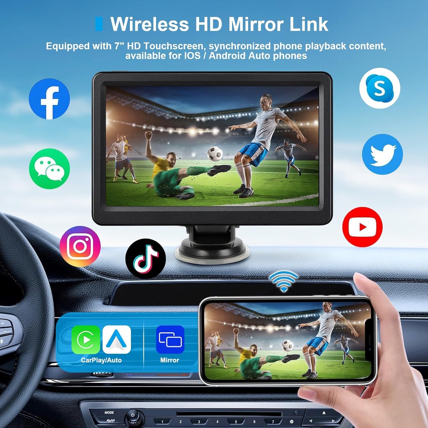 SmartDrive Wireless Carplay Stereo™