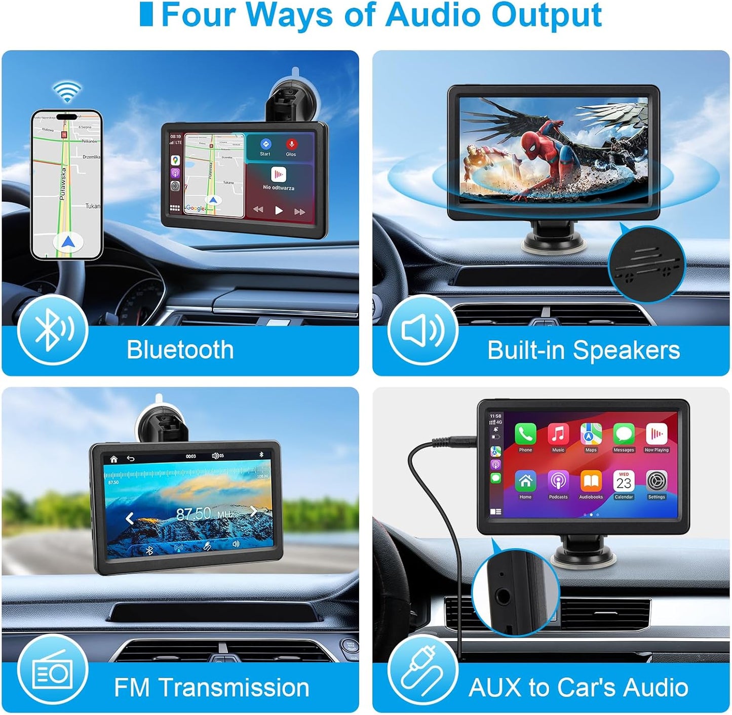 SmartDrive Wireless Carplay Stereo™