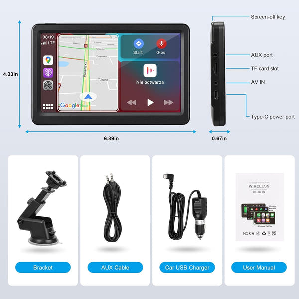 SmartDrive Wireless Carplay Stereo™