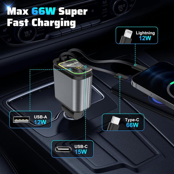 Starlight Retractable Car Charger™
